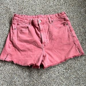 American Eagle Peach/Pink Jean shorts.